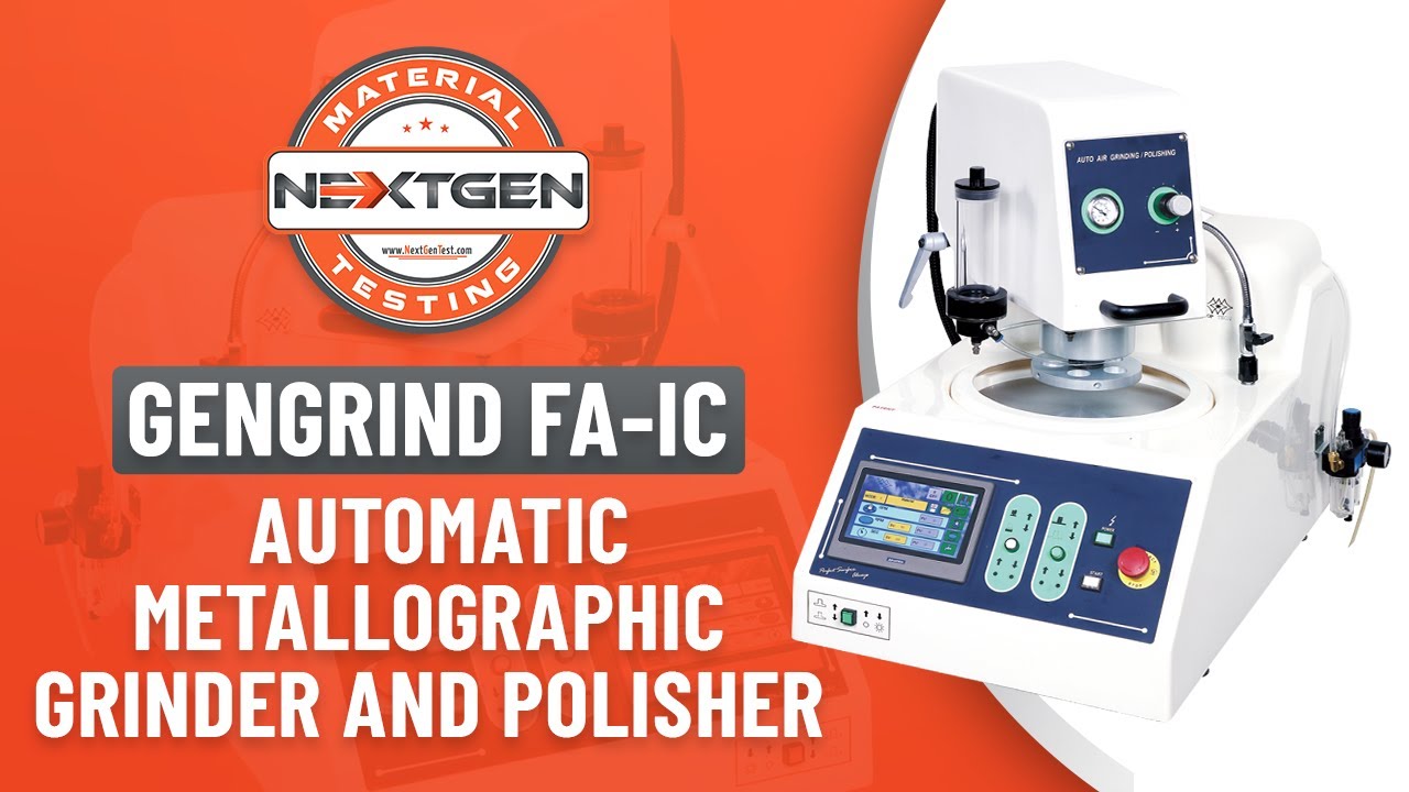 NextGen GenGrind FA-IC - Metallographic Fully Automatic Grinder and Polisher