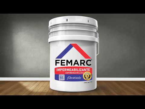 Impermeabilizante Femarc 5 años blanco fibratado