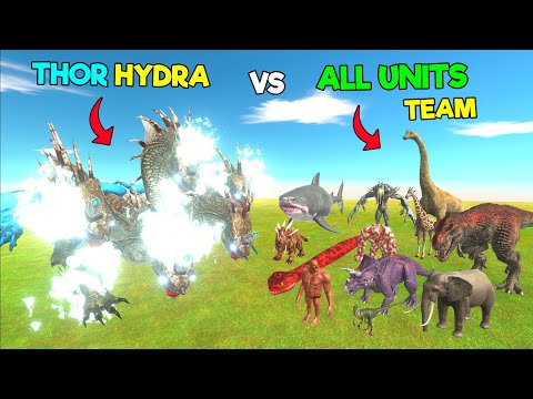 Thor Hydra vs All Units Team Tournament - Animal Revolt Battle Simulator