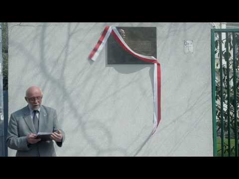 Uroczyste odsłonięcie tablicy pamiątkowej poświęconej prof. Janowi Czochralskiemu w Warszawie