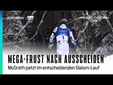 Drama um McGrath entscheidet Gold | Olympia 2026 | Ski Alpin Slalom | Lauf 2 | Männer