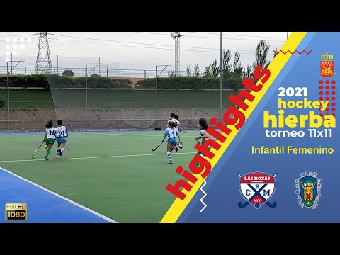 Highlights de Las Rozas vs Pozuelo, Infantil Femenino, del torneo de hockey hierba 11x11.