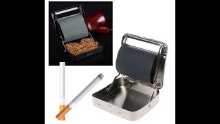 Automatic cigarette rolling box