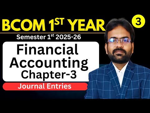 Financial Accounting Syllabus 2025 26 BCom 1st Year Semester 1st CWG for BCOM