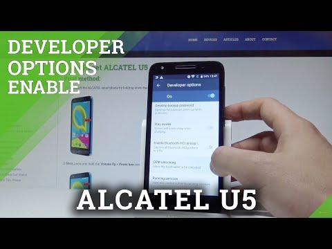 How to Enable Developer Options & OEM Unlocking in ALCATEL U5 |HardReset.info