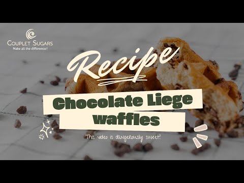 Chocolate Liege waffles - Recipe