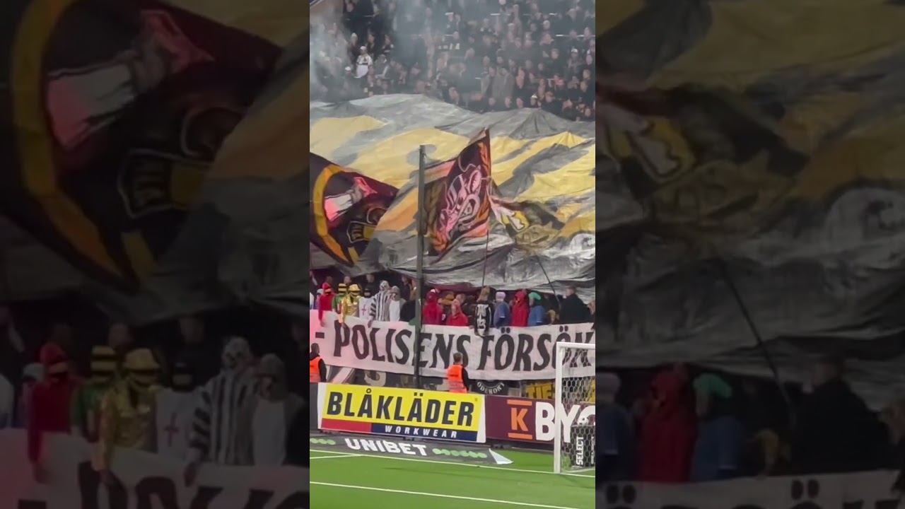AIK - Maskerad för svensk fotboll #aik #norrköping #ultras #tifo