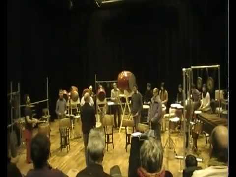Shanghai Percussion Ensemble et Les Percussions de Treffort : rendu de résidence