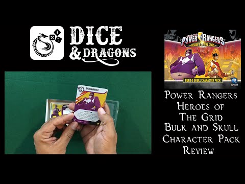 Dice and Dragons - Power Rangers Heroes of the Grid The Bulk & Skull Character Pack Review