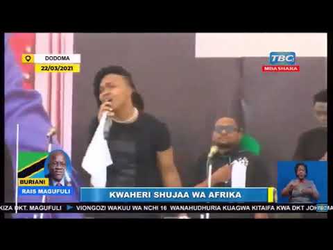 TANZANIA ALL STARS WAKIIMBA WIMBO MAALUM WA MAOMBOLEZO YA DKT. MAGUFULI