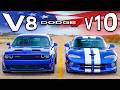 V10 Dodge Viper V V8 Challenger DRAG RACE