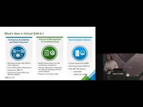 VMworld 2015 Europe: STO5906 - Virtual SAN Technical Deep Dive and What's New