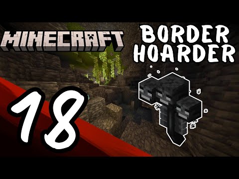 UNBELIEVABLE! Epic Bastion & Wither Battle! - Minecraft Border Hoarder 18
