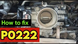 P0222 | p0222 throttle position sensor 2 circuit low | code p0222 | p0222 obd2