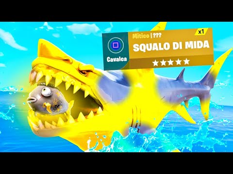 WHAT HAPPENS IF A SHARK EATS MIDAS' FISH?! *I don't believe it* Fortnite ITA