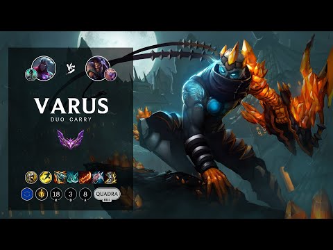 Varus ADC vs Draven - EUW Master Patch 12.14