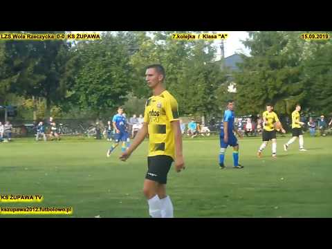 Skrót meczu: LZS Wola Rzeczycka - KS Żupawa (15.09.2019) Klasa "A"