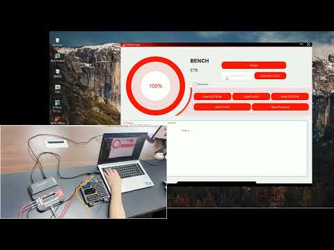 Formulaflash Read and Write GM Delco E78 ECM on Bench- iECUTool.eu