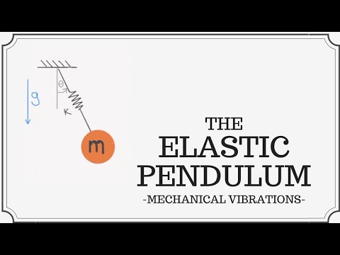 Equations of Motion for the Elastic Pendulum (2DOF) Using Lagrange's Equations