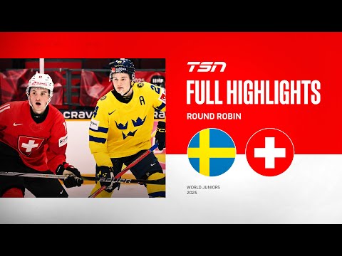 2025 World Junior Championship Highlights: Sweden vs. Switzerland