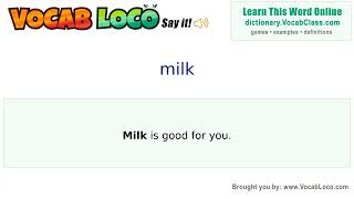 Video thumbnail for milk