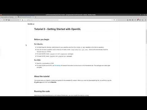 Unit 1-5 - Accessing OpenGL Tutorials