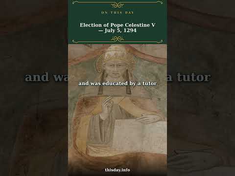 Election of Pope Celestine V — July 5, 1294