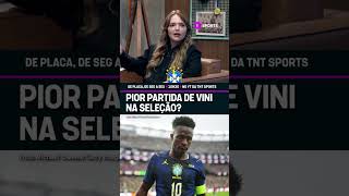 VINI JR FEZ SEU PIOR JOGO COM A CAMISA DA SELEÇÃO? #shorts