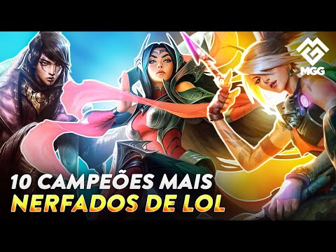 LEAGUE OF LEGENDS: OS CAMPEÕES MAIS NERFADOS DA HISTÓRIA