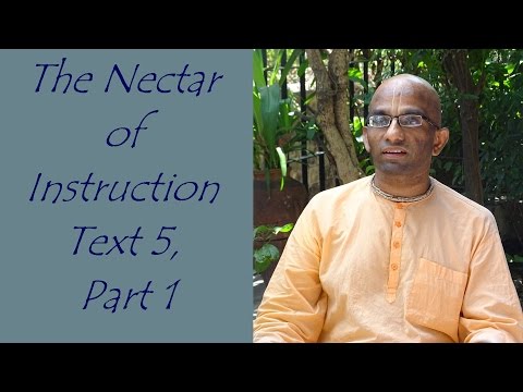 Bhakti Shastri (034) - The Nectar of Instruction Text 5, Part 1