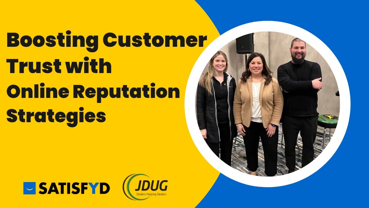 Boosting Customer Trust with Online Reputation Strategies at JDUG 2025