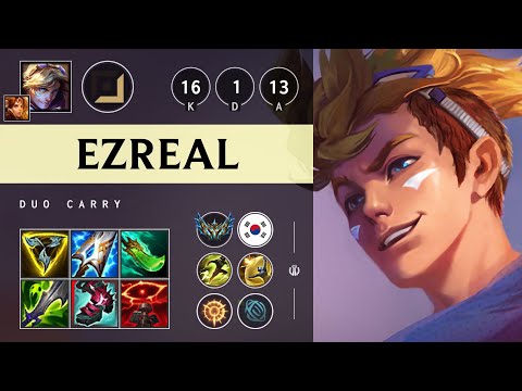 Ezreal ADC vs Senna - KR Challenger Patch 25.21