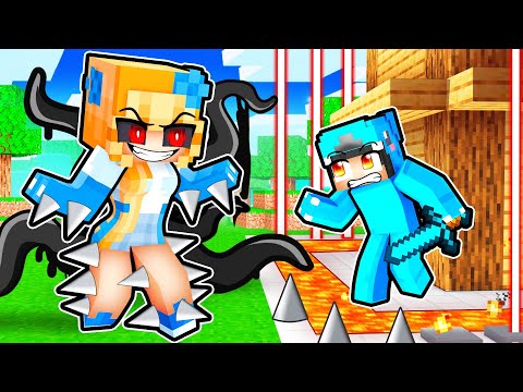 SECURITY HOUSE vs EVIL CRAZY POPULAR FAN GIRL in Minecraft!