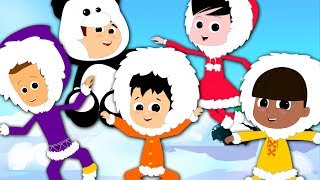 Five little Eskimos | Kindergarten Nursery Rhymes For Toddlers | Cartoons For Children
