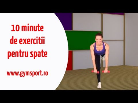 10 minute de exercitii pentru spate