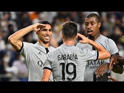 PSG 1-0 Gamba Osaka: Sarabia scores