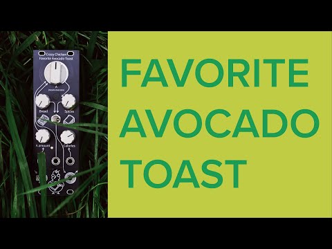 Favorite Avocado Toast by Crazy Chicken - eurorack LP VCF with overdrive image 6