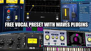 FL STUDIO 21 VOCAL PRESET/ USING WAVES PLUGINS IN REAL TIME #flstudio #flstudio21 #imageline
