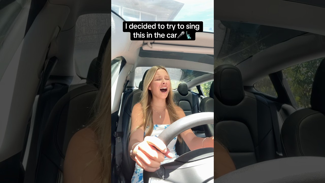 Singing in the car🎤#shorts #shortsfeed #tiktok #adiaava #joke #lipsync #funny #singing