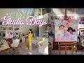 Leaving The Comfort Zone Challenging Myself To Grow Learn More Cozy Art Vlog