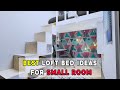 LOFT BED IDEAS FOR SMALL ROOMS | SMALL BEDROOM IDEAS FOR MEN
