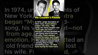 Frank Sinatra BREAKS DOWN Mid Song – NYC 1974 #franksinatra #jazz #countrymusic #nostalgia #80s #70s
