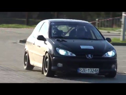 Przywara Krzysztof / Grabowska Magdalena - Peugeot 206 GTi  - "SuperOES Mikołajkowy" Tuchów 2015