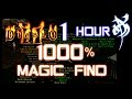 1000% Magic Find (1 hour Run) - Diablo 2