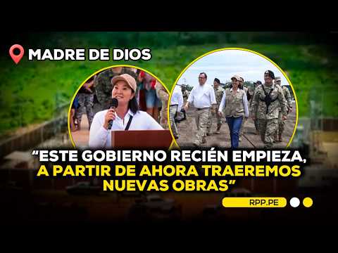 Keiko Fujimori inaugura obras de electrificación para 152 mil ciudadanos en Madre de Dios