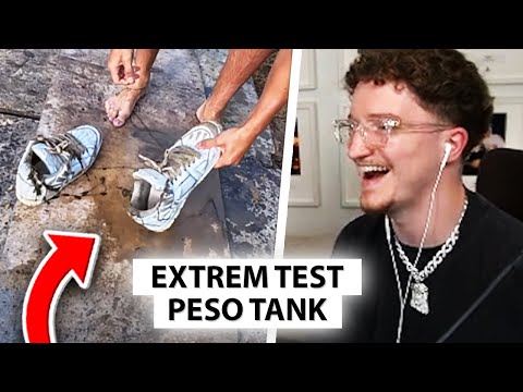Justin reagiert auf "PESO Tank Durability Test" 🤣💥 | Live - Reaktion