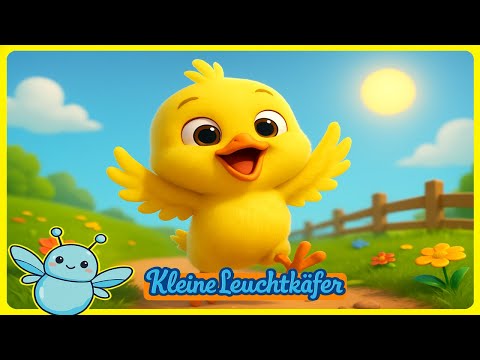 Küken-Tanz! 🐥💃 Fröhliches Kinderlied zum Mitsingen | Kleine Leuchtkäfer