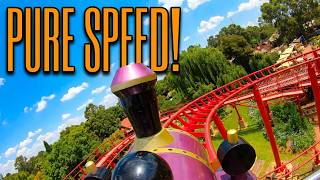 Jozi Express Roller Coaster (4K) at Gold Reef City Theme Park