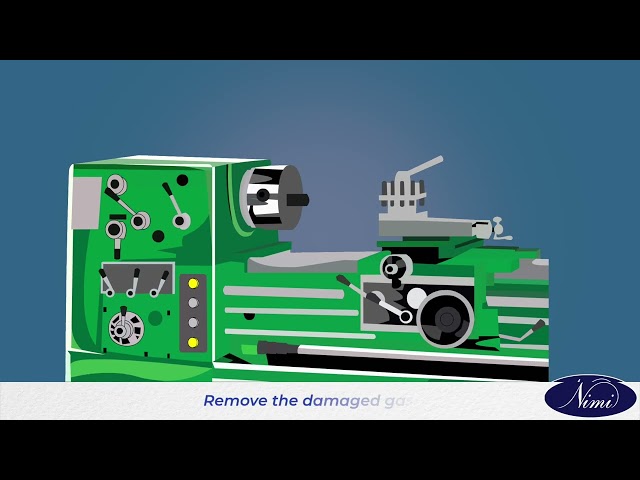 How to check washers,gaslets,clutches,keys,Jibs ,cottor,etc replace them