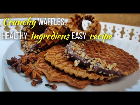 🍦🧇Ice Cream Waffle Cones, Refined Sugar Free, Dairy Free and Gluten Free, Healthy Delicious!